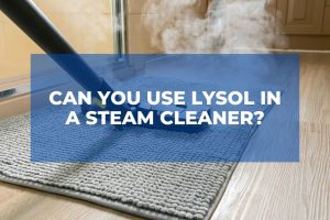 Can You Use Lysol In A Steam Cleaner?
